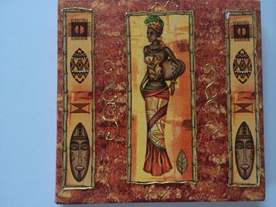 mini toile femme africaine